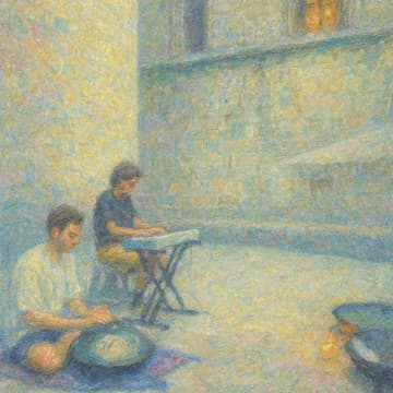 Cover Image for 🎶✨ Samanà Soirée: Una velada con Isaac (piano) & Antonio (handpan)