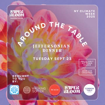 Cover Image for Around the Table: New York Climate Week 2025 Jeffersonian Dinner