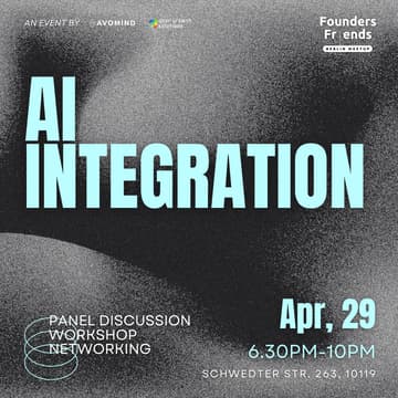 Cover Image for Founders & Friends Berlin Meetup - AI Integration