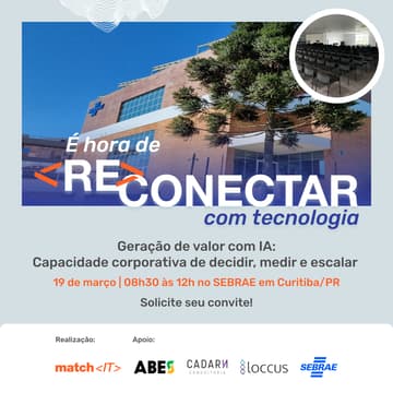 Cover Image for <Re>conectar com Tecnologia - Geração de Valor com IA