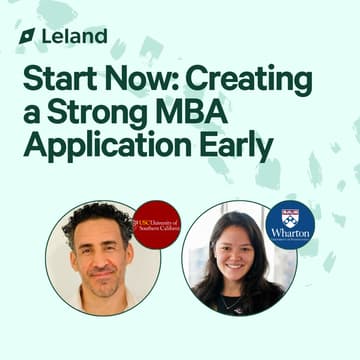 Cover Image for Start Now: Creating a Strong MBA Application Early