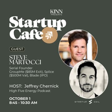 Cover Image for Startup Cafe: Steve Martocci
