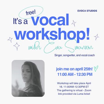 Cover Image for It's a Vocal Workshop!