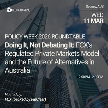 Cover Image for FCX (backed by FinClear) | Doing It, Not Debating It: FCX’s Regulated Private Markets Model and the Future of Alternatives in Australia