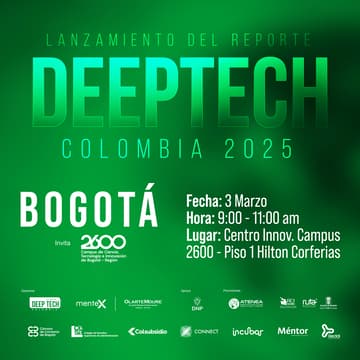 Cover Image for Lanzamiento Reporte DeepTech Colombia 2025 - Bogotá