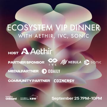 Cover Image for deAI Ecosystem VIP Dinner @ KBW