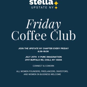 Cover Image for ROC: Friday Coffee Club with Stella