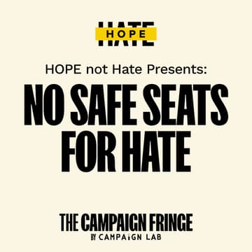Cover Image for No Safe Seats for Hate - A Practical Strategy Session to Stop Reform @ THE CAMPAIGN FRINGE