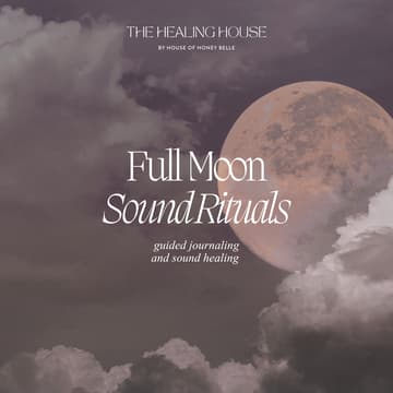 Foto de portada de Full Moon Rituals 🌕 Journaling + Sound Bath