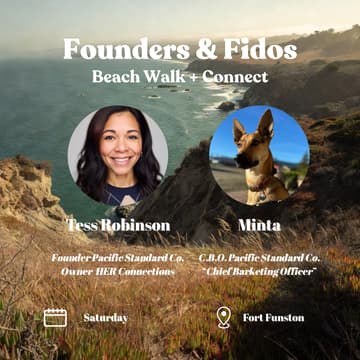 Cover Image for Founders & Fidos: Beach Walk + Connect