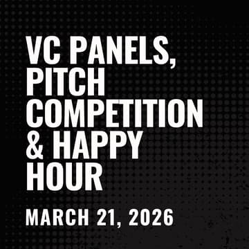 Cover Image for Tech Weekend | VC Panels, Pitch Competition & Happy Hour