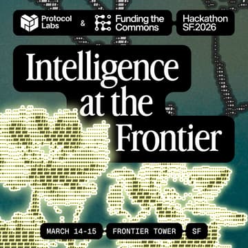 Cover Image for Hackathon | Funding the Commons SF: Intelligence at the Frontier