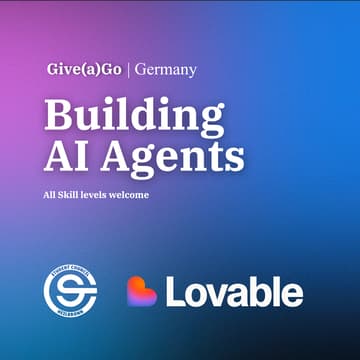 Cover Image for TUM SCHN x Give(a)Go Germany: Builder Day