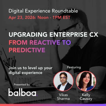Cover Image for Upgrading Enterprise CX from Reactive to Predictive