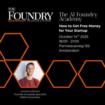 Cover Image for The AI Foundry Academy: ‘’How to Get Free Money for Your Startup’’