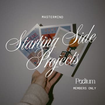 Cover Image for Mastermind 28: Starting Side Projects