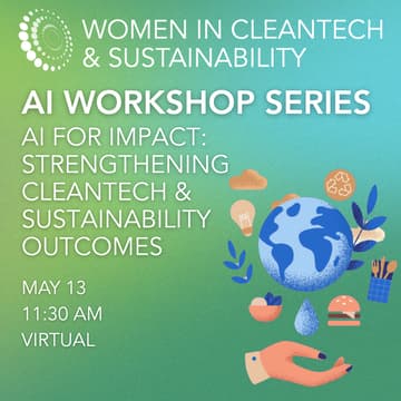 Cover Image for AI for Impact: Strengthening Cleantech & Sustainability Outcomes