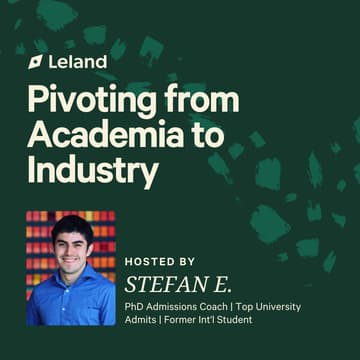 Cover Image for Pivoting from Academia to Industry