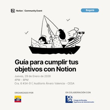 Cover Image for Guía para cumplir tus objetivos con Notion