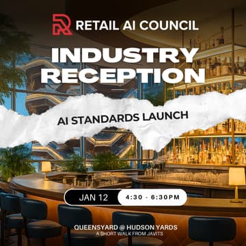 Cover Image for Retail AI CounciI Industry Reception – The AI Standards Launch