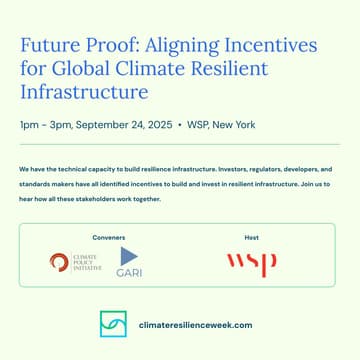 Cover Image for Future Proof: Aligning Incentives for Global Climate Resilient Infrastructure