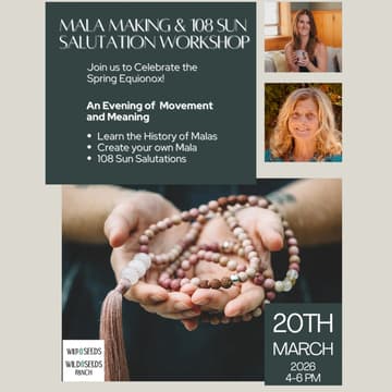 Cover Image for Mala Making & 108 Sun Salutations
