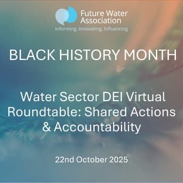 Cover Image for BLACK HISTORY MONTH: Water Sector DEI Virtual Roundtable: Shared Actions & Accountability