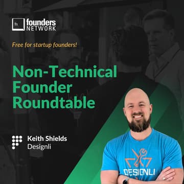 Cover Image for Non-Technical Founder Roundtable with Designli's Keith Shields