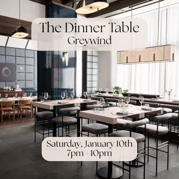 Cover Image for The Dinner Table at Greywind (Hudson Yards)