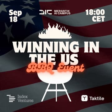 Cover Image for Winning in the US - A Fireside Chat & BBQ with Index Ventures and Taktile