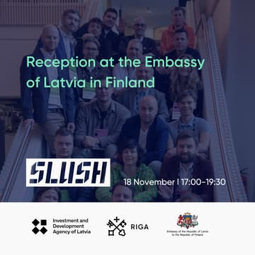 Cover Image for Reception on the occasion of Slush 2025 at Embassy of the Republic of Latvia to the Republic of Finland