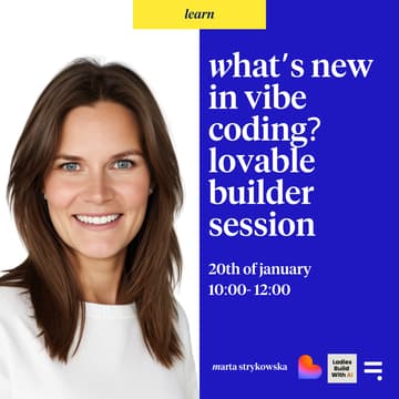 Cover Image for What’s new in vibe coding? Lovable builder session
