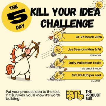 Cover Image for The 5 Day Kill Your Idea Challenge