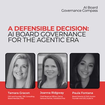 Cover Image for A Defensible Decision: AI Board Governance for the Agentic Era