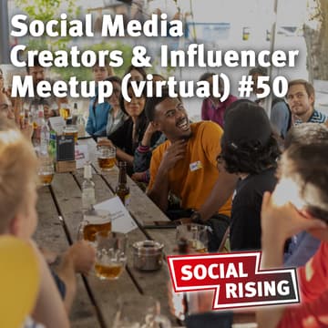Cover Image for Social Media Creators & Influencer Meetup (virtual) #50
