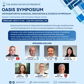 Cover Image for Osteoarthritis Surgical Innovation and Science (OASIS) Symposium
