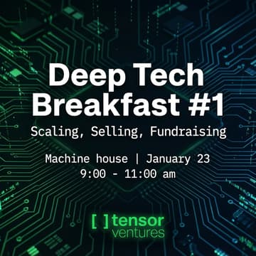 Cover Image for #DeepTech Breakfast @Machine house