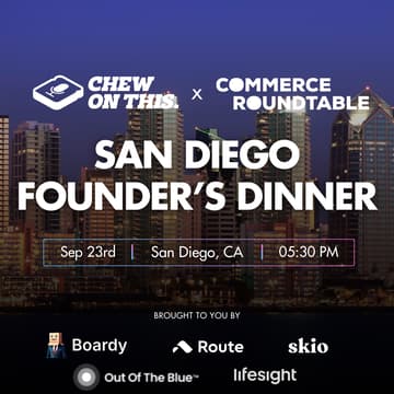 Cover Image for Chew On This x Commerce Roundtable: San Diego Dinner