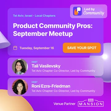 Cover Image for Product Community Pros: September Meetup
