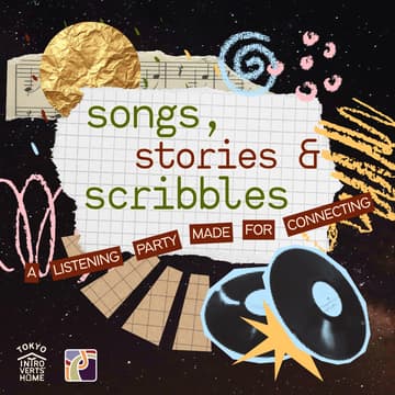 Cover Image for songs, stories & scribbles: a listening party made for connecting