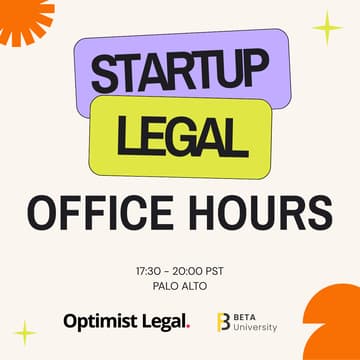 Cover Image for Startup Legal Office Hours Night