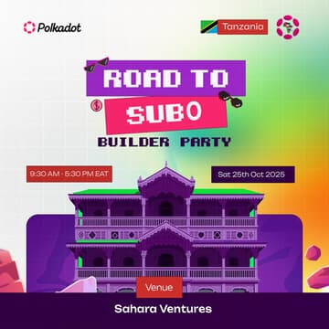 Cover Image for Road to Sub0 - Builder Party - Dar es Salaam