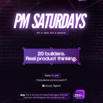 Cover Image for PM Saturdays