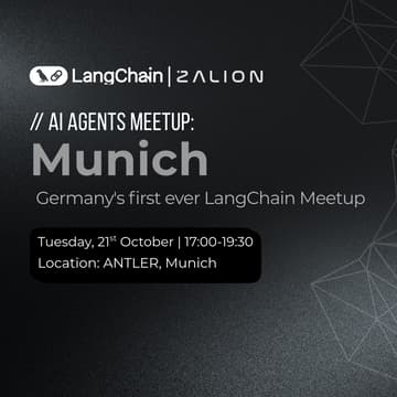 Cover Image for LangChain x Zalion: Germany's first ever LangChain Meetup