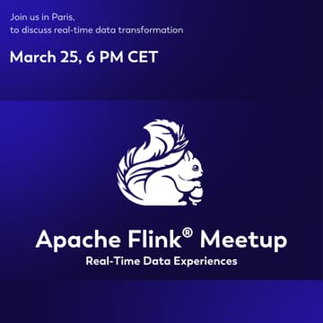 Cover Image for Apache Flink® Meetup Paris