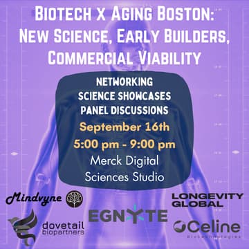 Cover Image for Biotech x Aging Boston: New Science, Early Builders, Commercial Viability