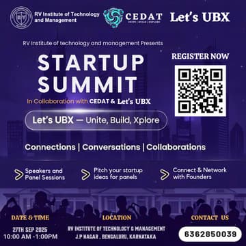 Cover Image for STARTUP SUMMIT 2025 - CEDAT & Let's UBX