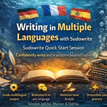 Cover Image for Quick Start: Sudowrite in Non-English Languages