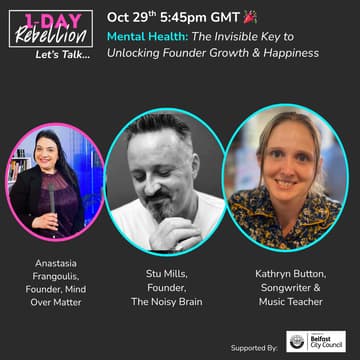 Cover Image for 1DR Let's Talk: Mental Health - The Invisible Key to Unlocking Founder Growth & Happiness