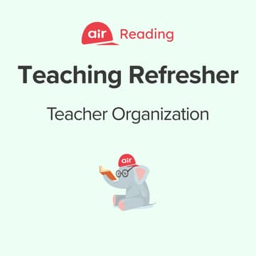 Cover Image for Teaching Refresher: Teacher Organization